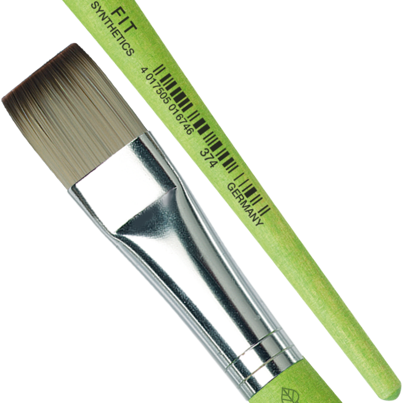 FIT Synthetics 374 Flat Brush
