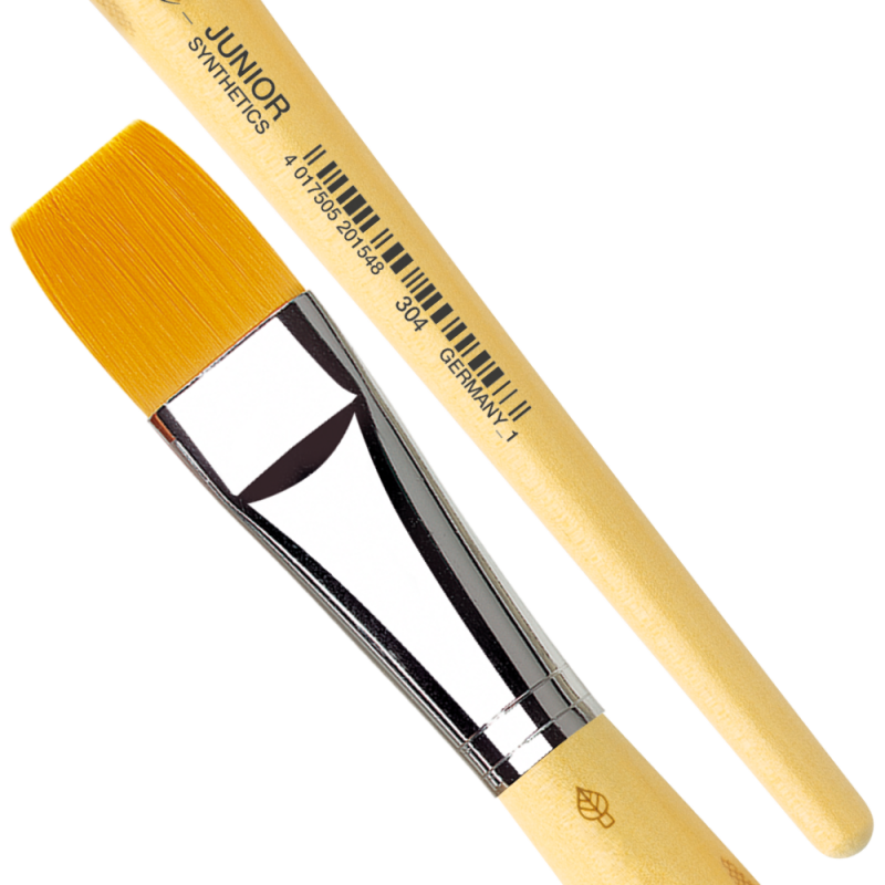 JUNIOR Synthetics 304 Flat Brush