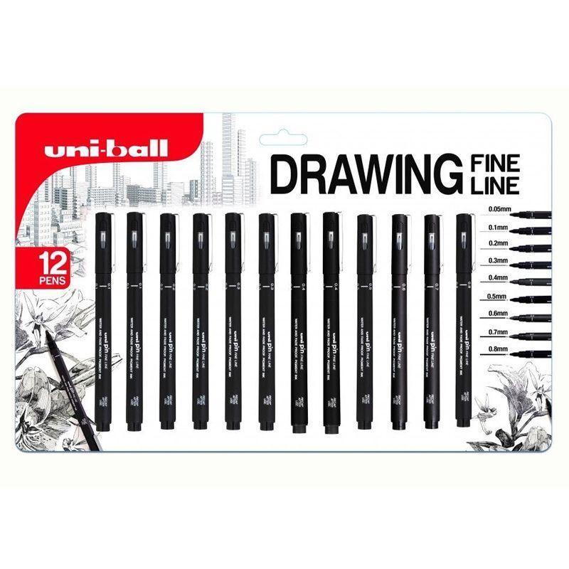 PIN Fineliner Blister Pack (12pc)